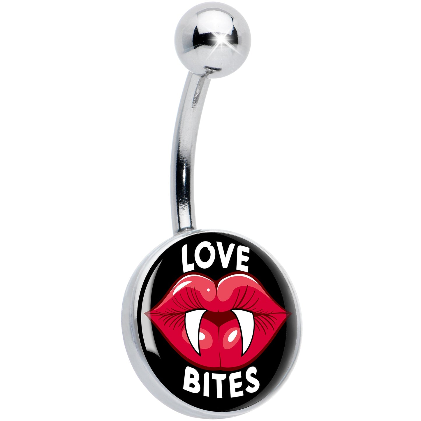 Valentine Love Bites Belly Ring by Onyx O
