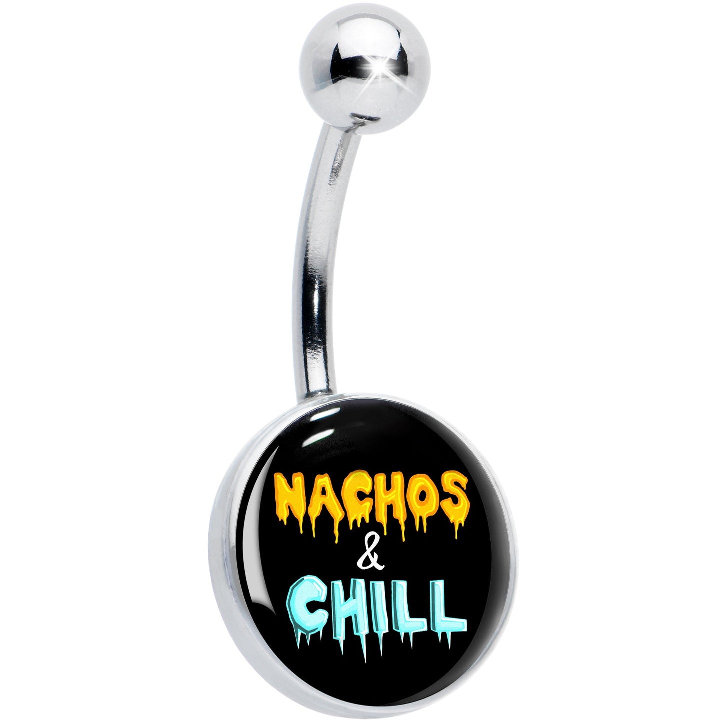 Nachos and Chill Belly Ring by Onyx O