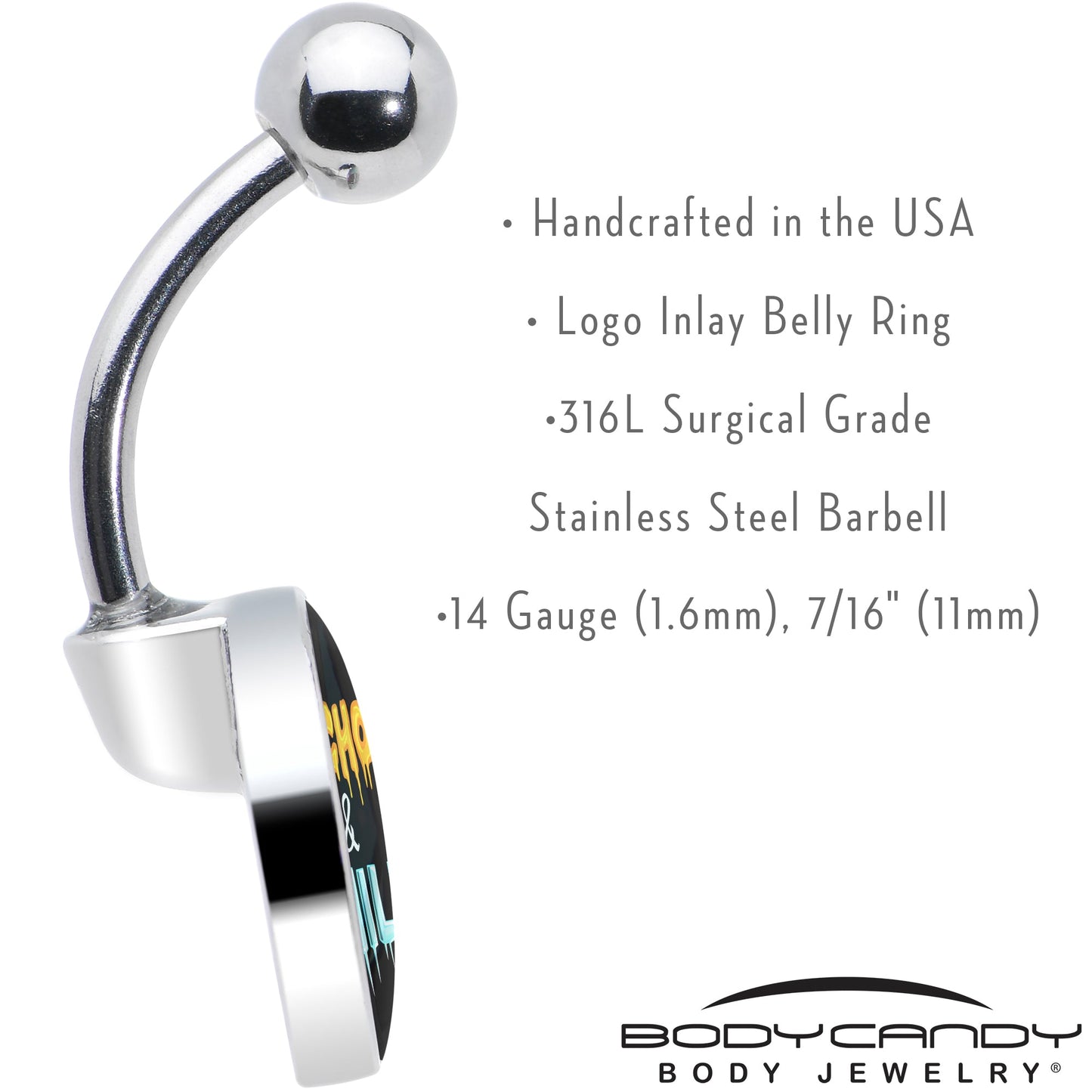 Nachos and Chill Belly Ring by Onyx O