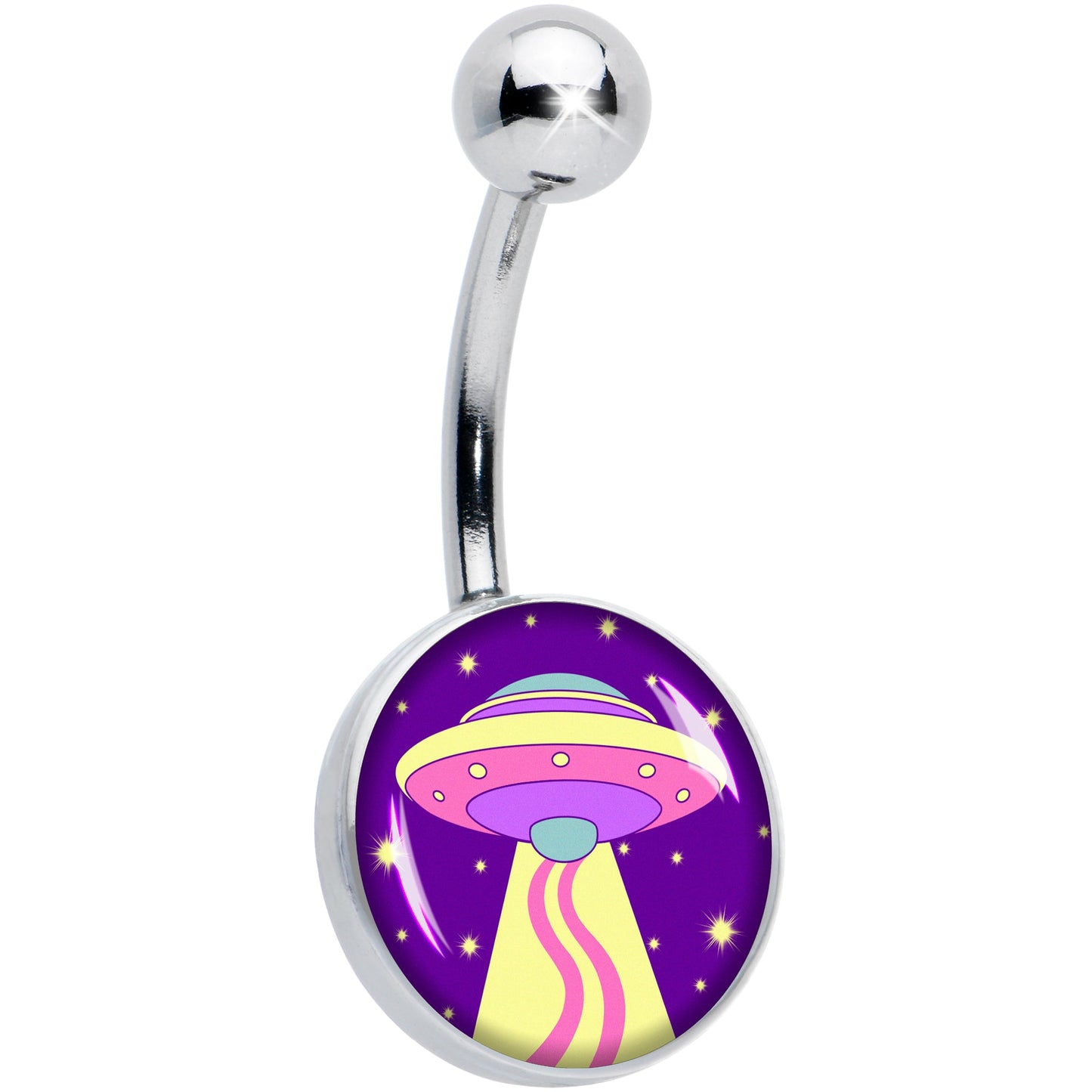 Style Space Invasion UFO Belly Ring by Onyx O
