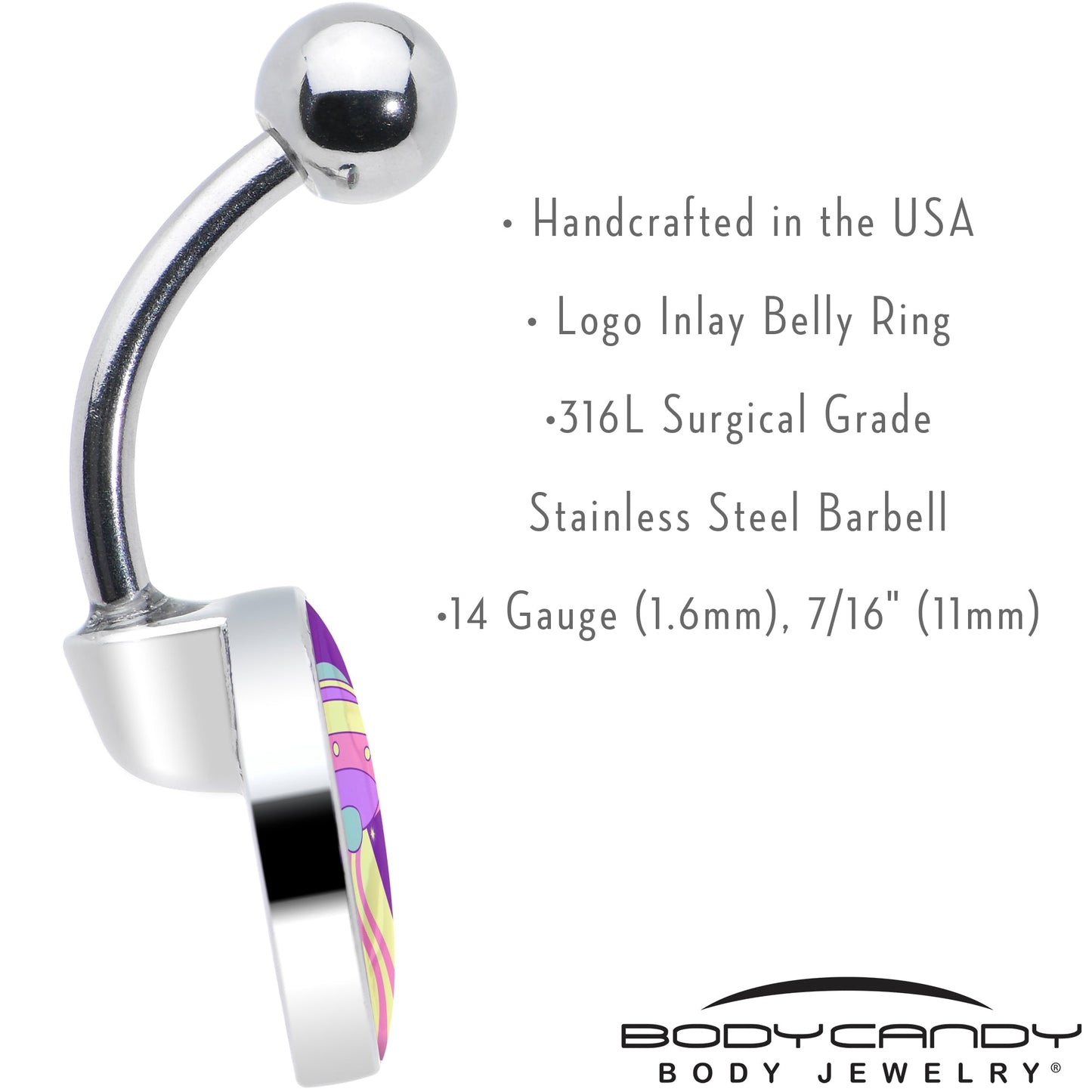 Style Space Invasion UFO Belly Ring by Onyx O