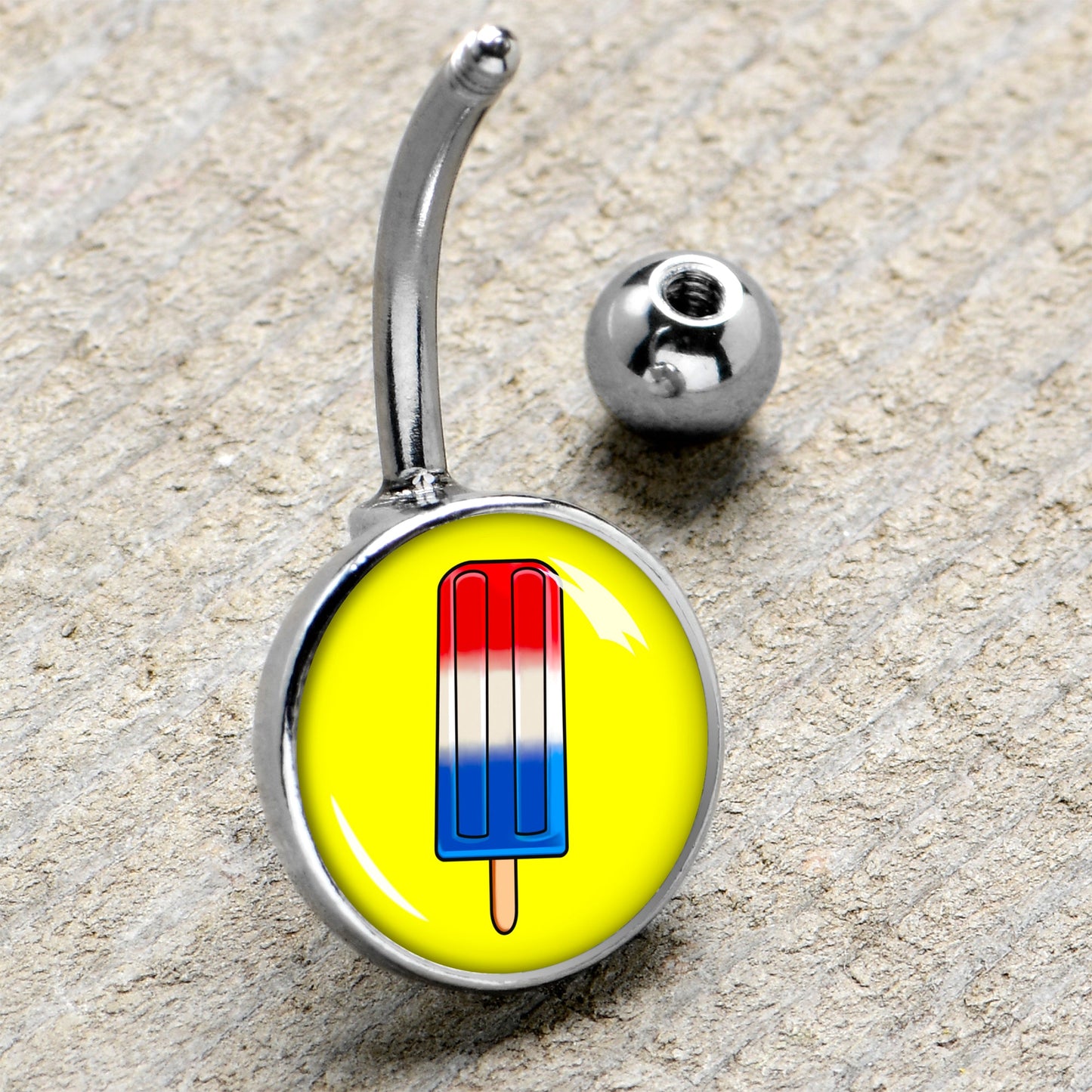 Popsicle Treat Belly Ring by Onyx O