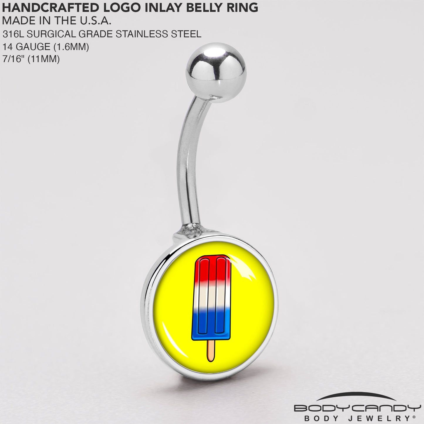 Popsicle Treat Belly Ring by Onyx O