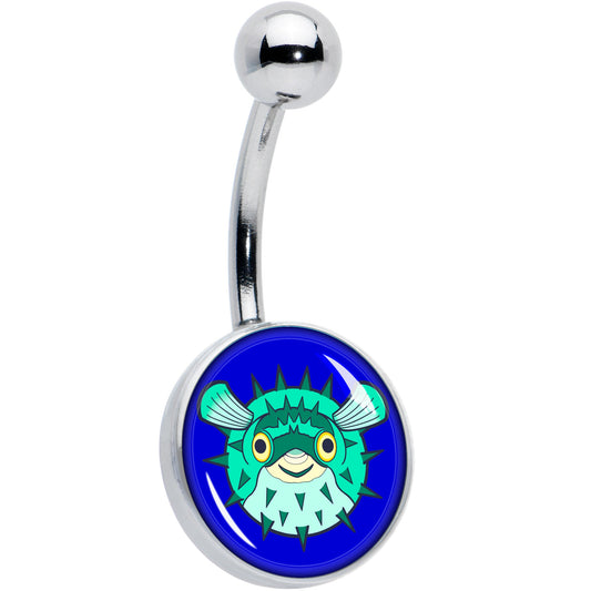 Pufferfish Belly Ring by Onyx O