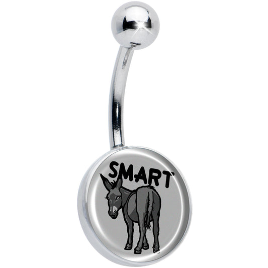 Donkey Smart Ass Belly Ring by Onyx O