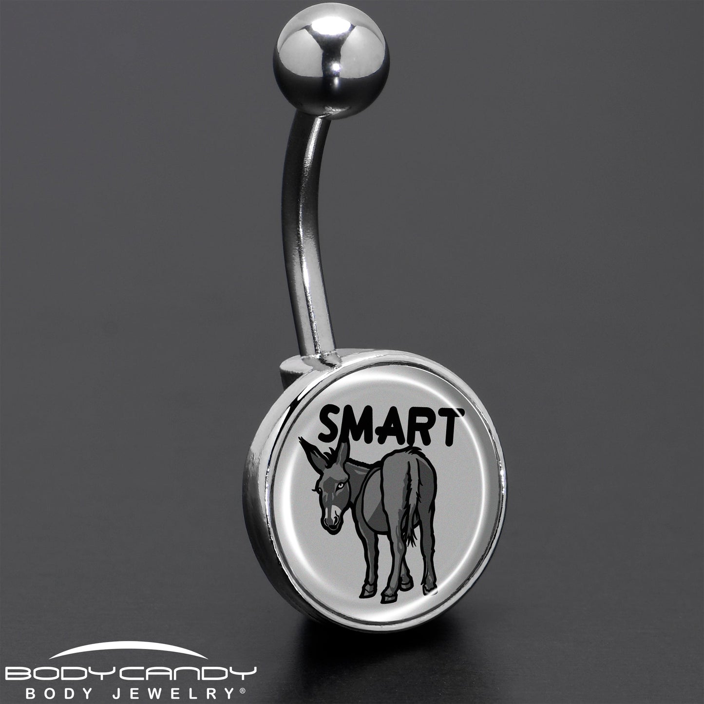 Donkey Smart Ass Belly Ring by Onyx O
