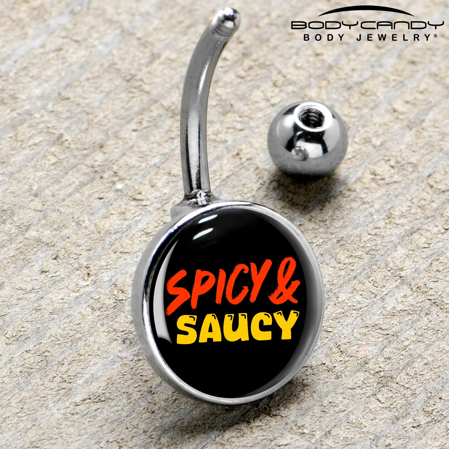 Spicy and Saucy Belly Ring by Onyx O