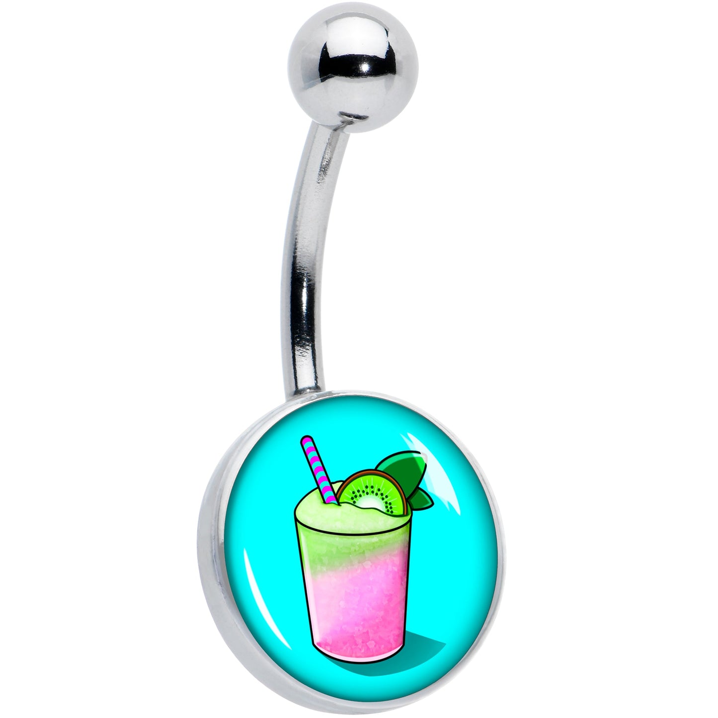 Summer Drink Belly Ring by Onyx O
