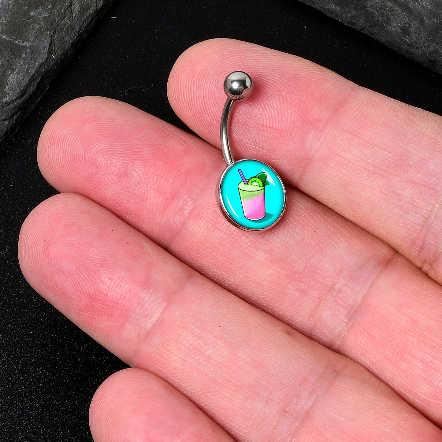 Summer Drink Belly Ring by Onyx O