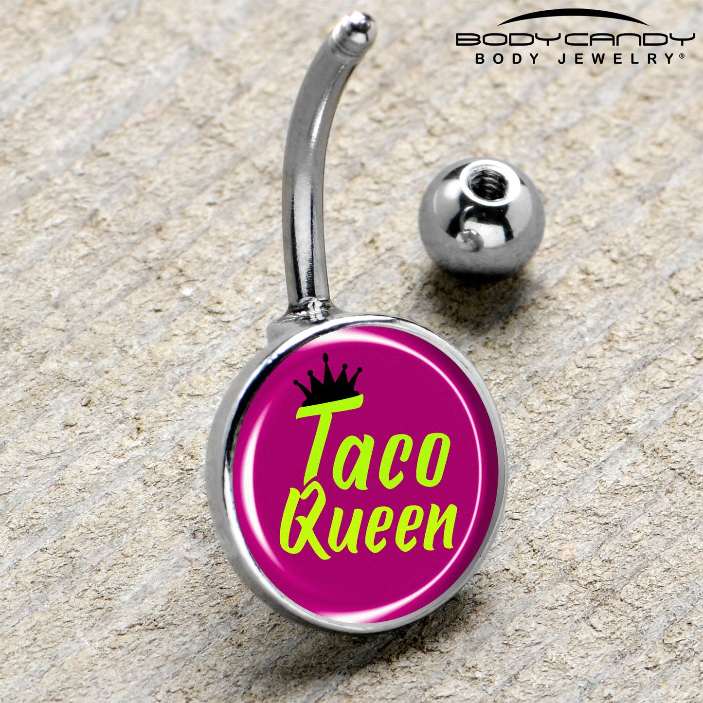 Taco Queen Belly Ring by Onyx O