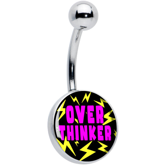 Over Thinker Impact Belly Ring by Onyx O