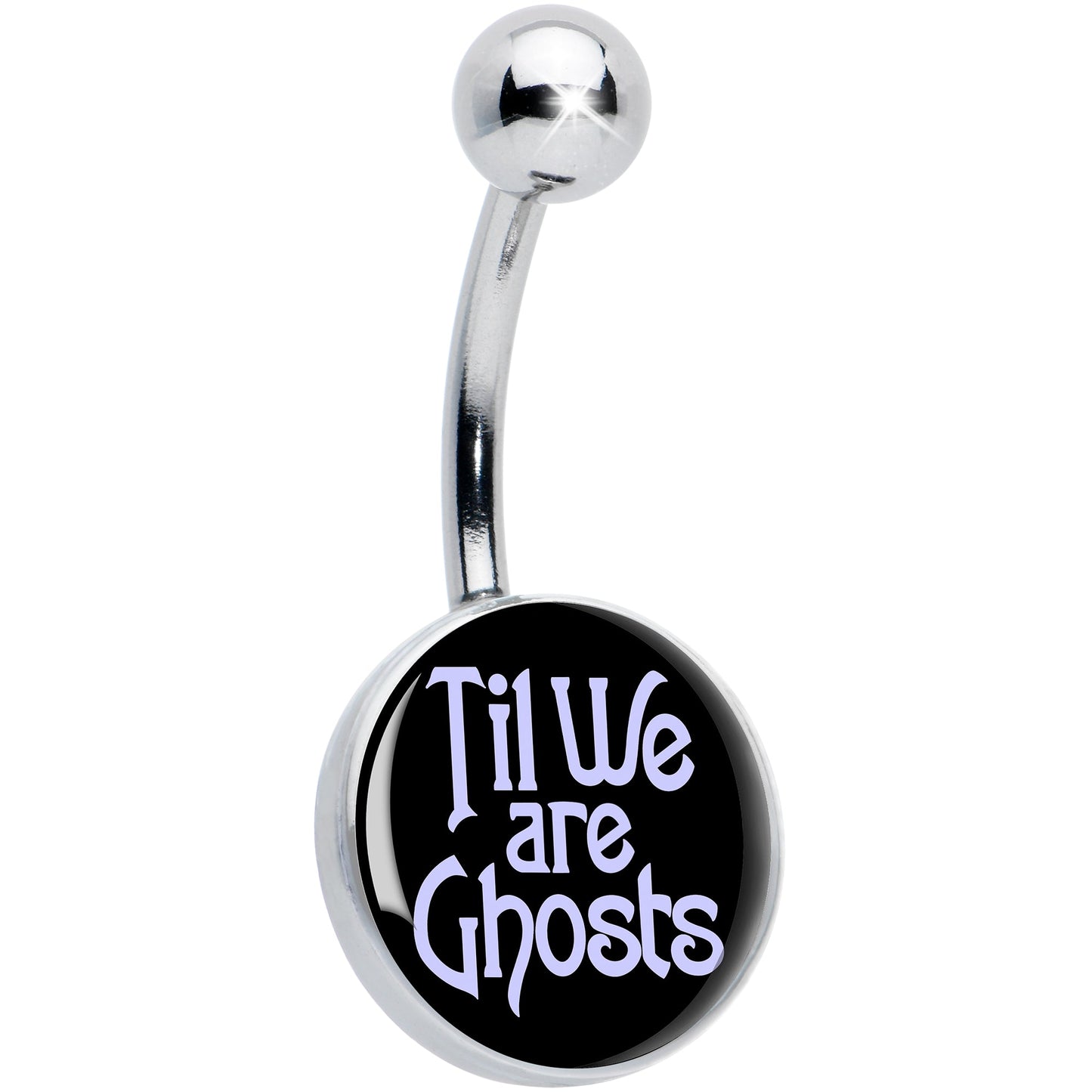Til We are Ghosts Belly Ring by Onyx O