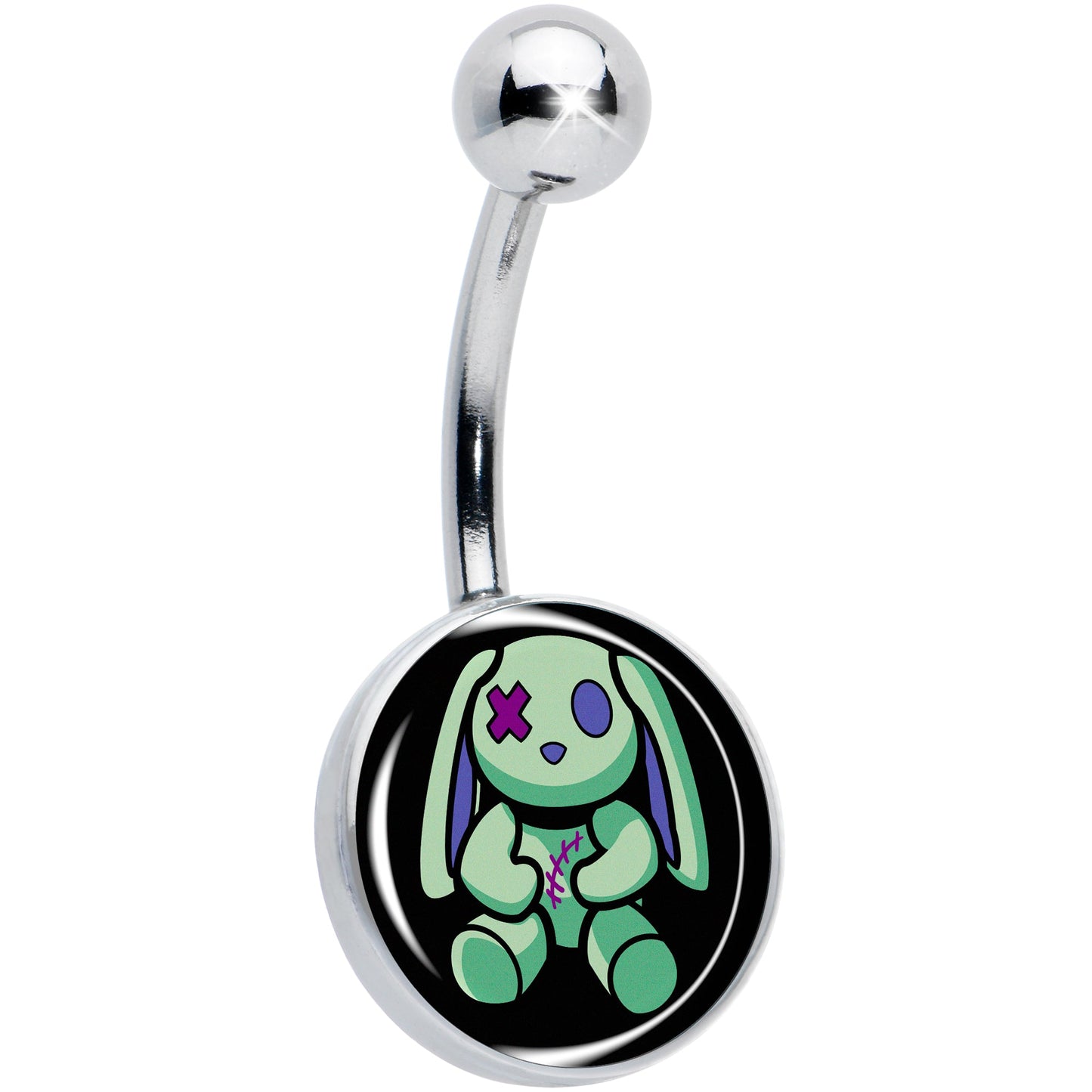Zombie Bunny Belly Ring by Onyx O