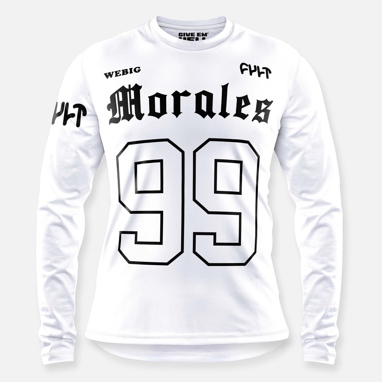 NAME & NUMBER PRINTING FOR WEBIG X CULT JERSEYS