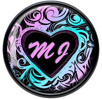 Custom Tribal Initial Acrylic Personalized Saddle Plug - buy 2 for a pair