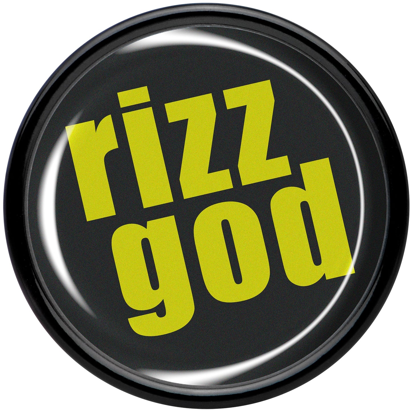 RIZZ GOD Black Acrylic Saddle Plug Set by Onyx O