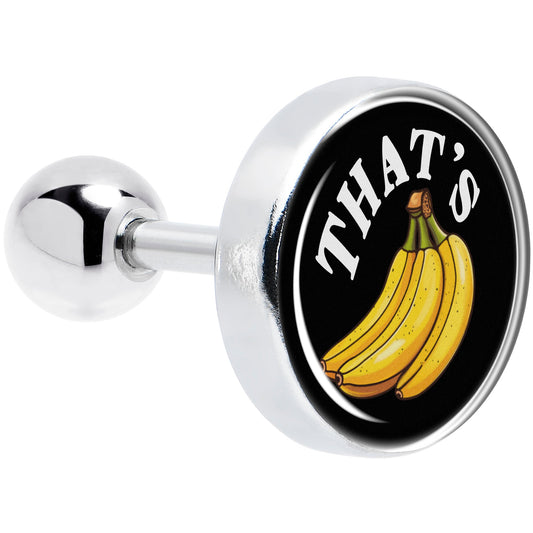 That is Bananas Tragus Cartilage Earring by Onyx O