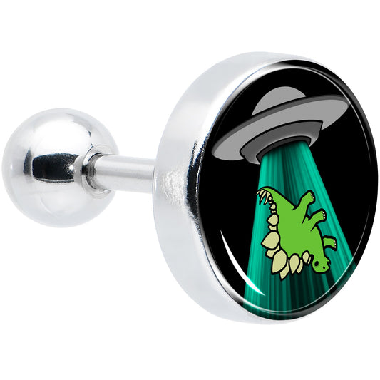 16G 1/4 Alien UFO Dinosaur Abduction Cartilage Tragus Earring by Onyx O