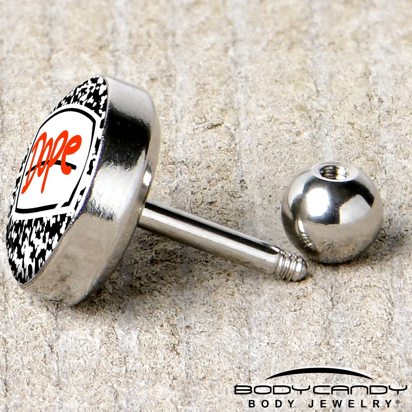 16G 1/4 Dope Composition Notebook Tragus Cartilage Earring by Onyx O