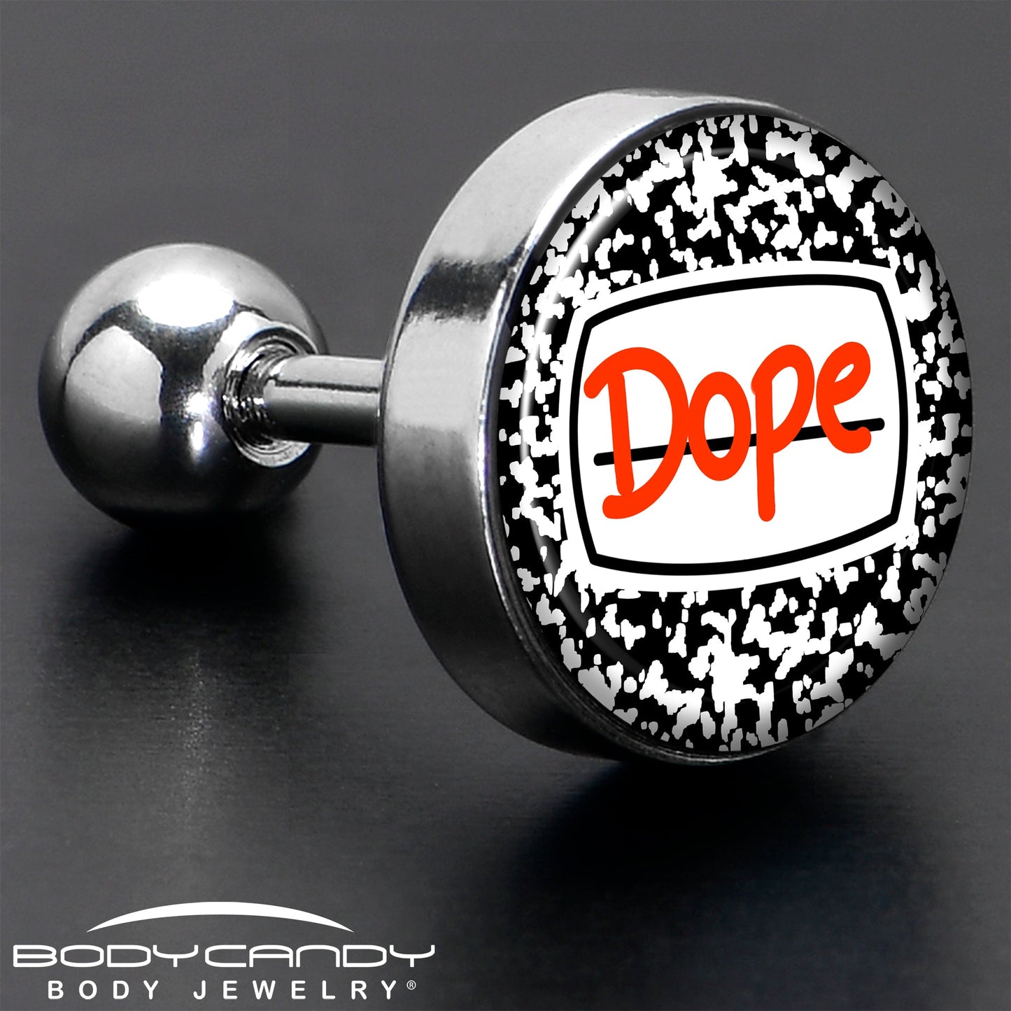 16G 1/4 Dope Composition Notebook Tragus Cartilage Earring by Onyx O