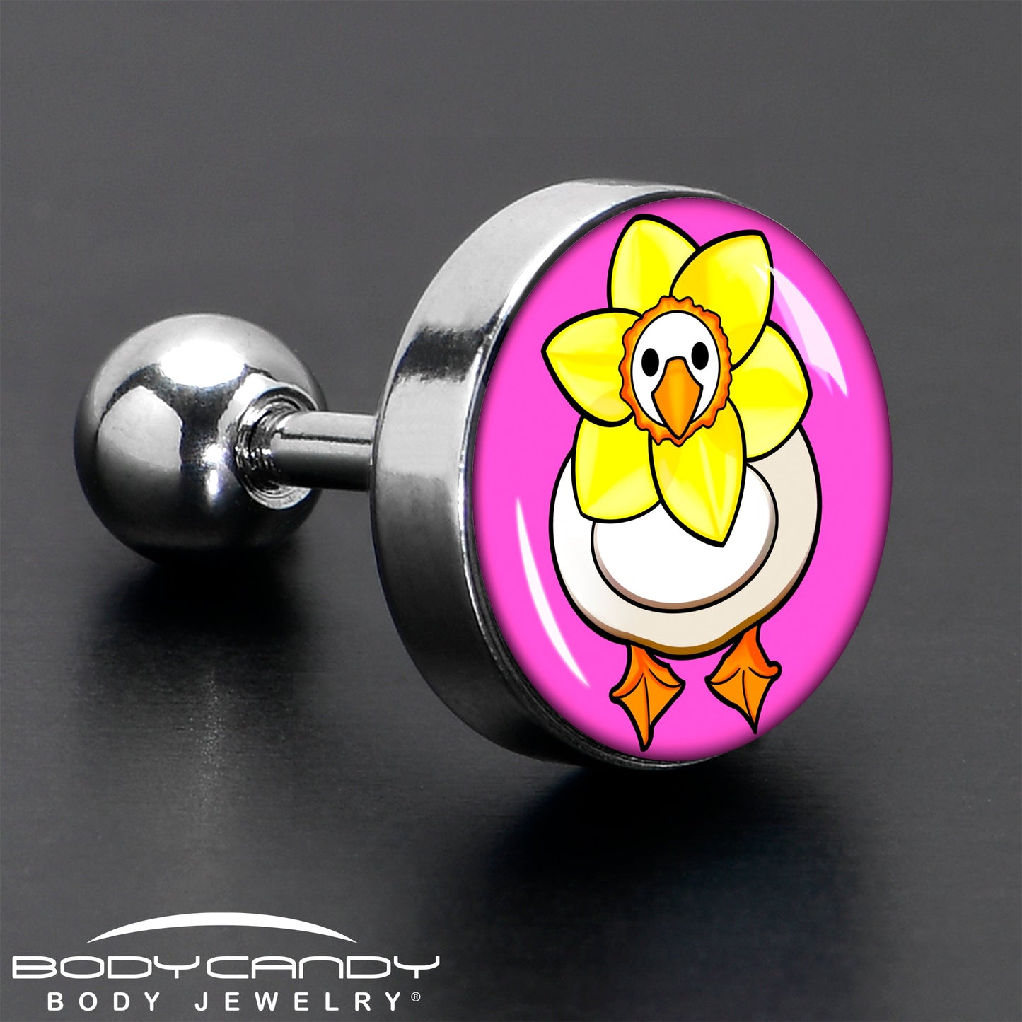 16G 1/4 Daffodil Duck Cartilage Tragus Earring by Onyx O