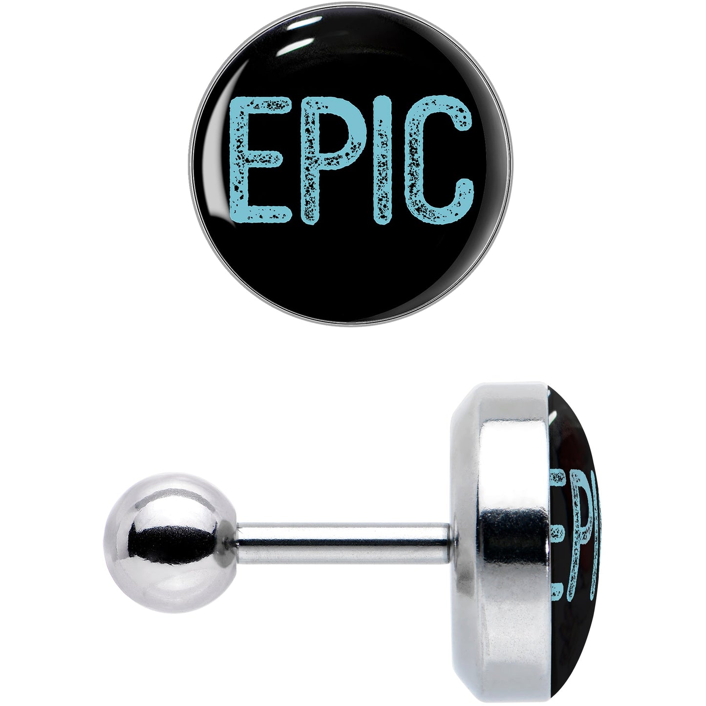 16G 1/4 Epic Blue Cartilage Tragus Earring