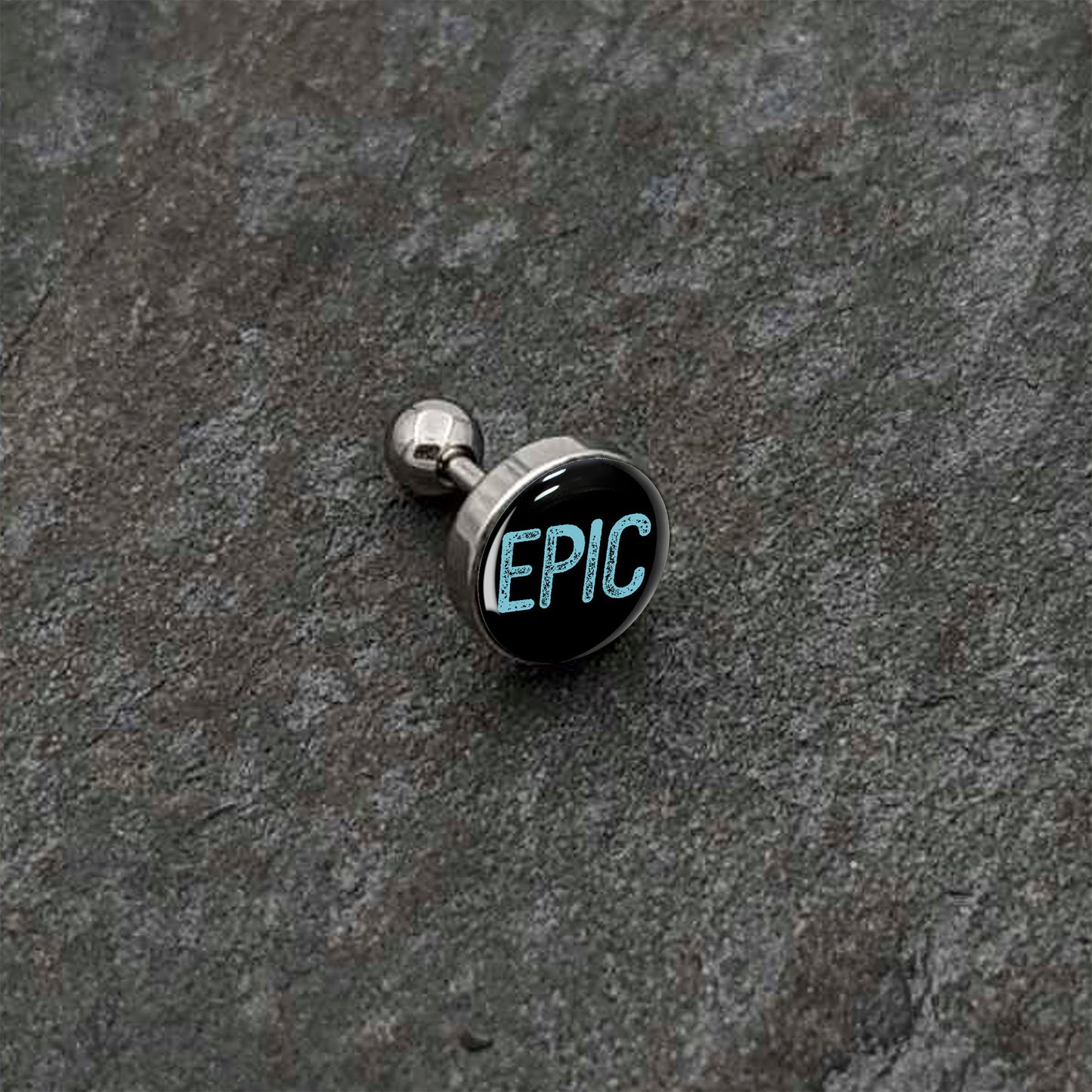 16G 1/4 Epic Blue Cartilage Tragus Earring