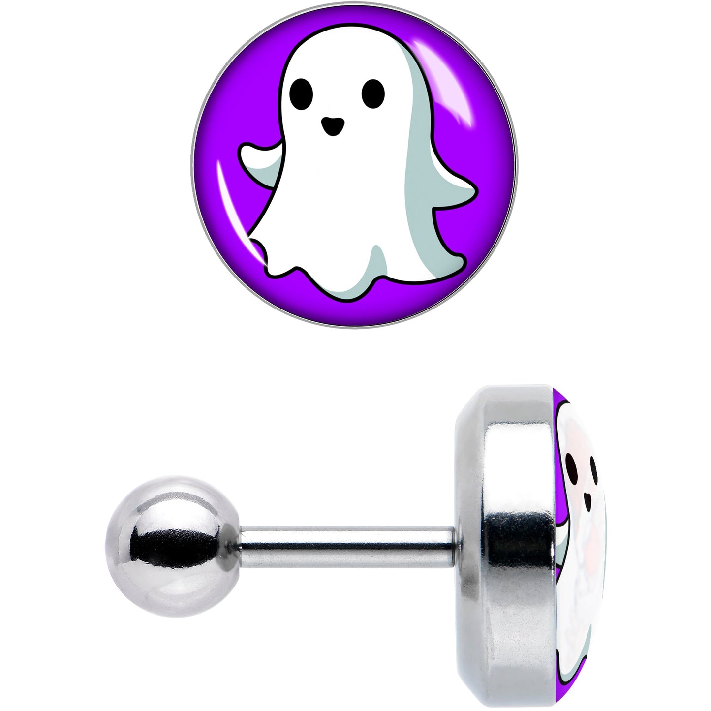 16G 1/4 Ghost Cartilage Tragus Earring by Onyx O