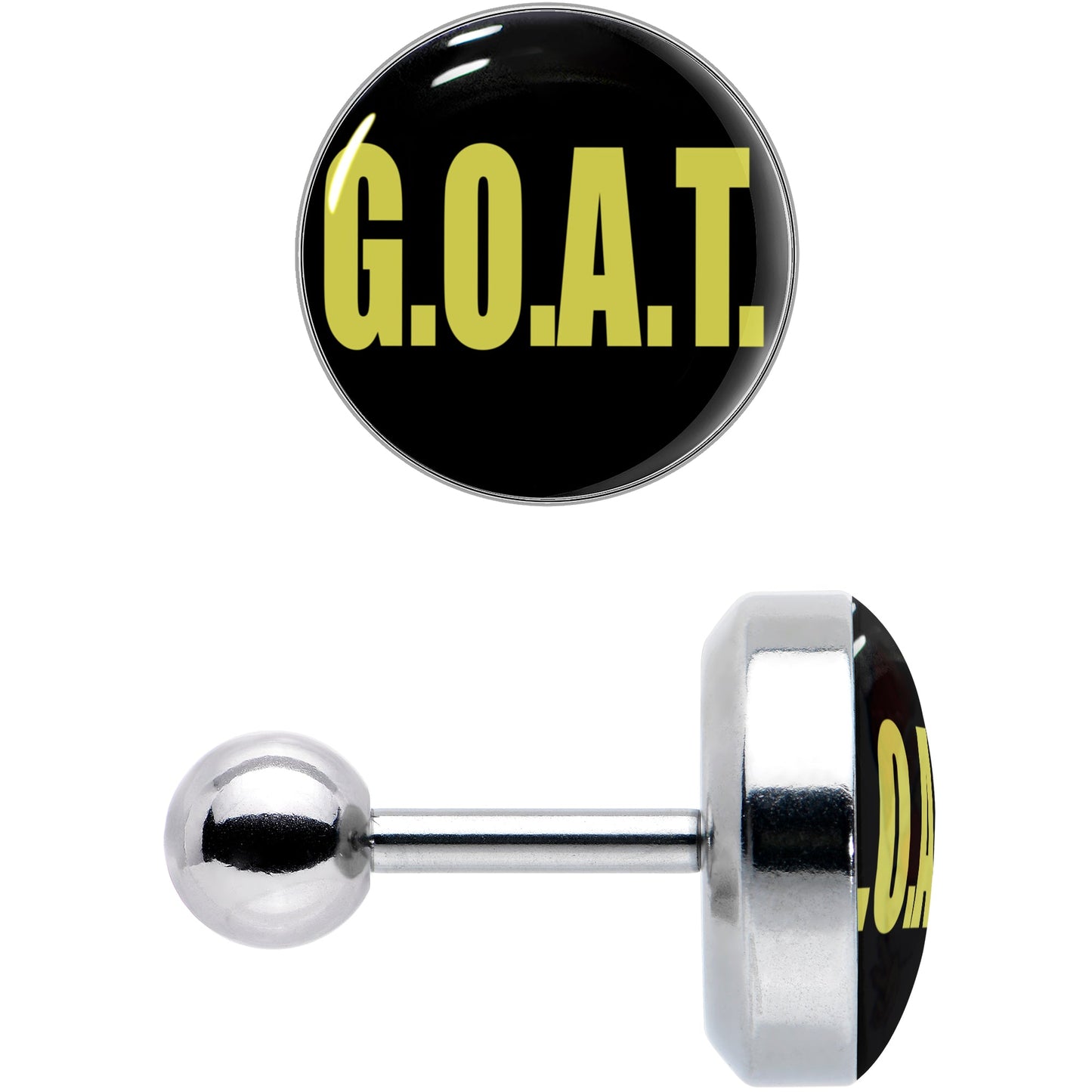 16G 1/4 G.O.A.T. Cartilage Tragus Earring by Onyx O