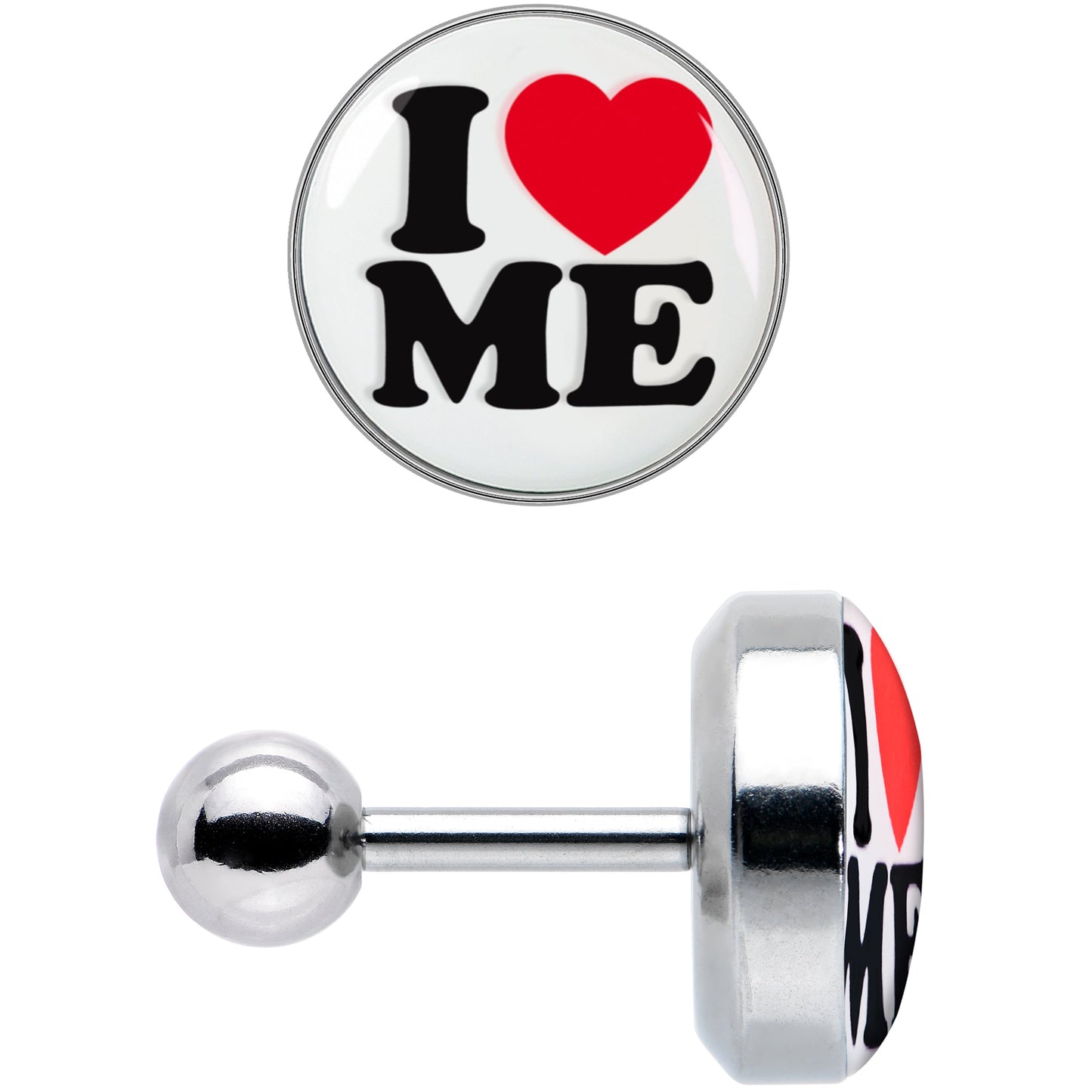 16G 1/4 I Love Me Cartilage Tragus Earring by Onyx O