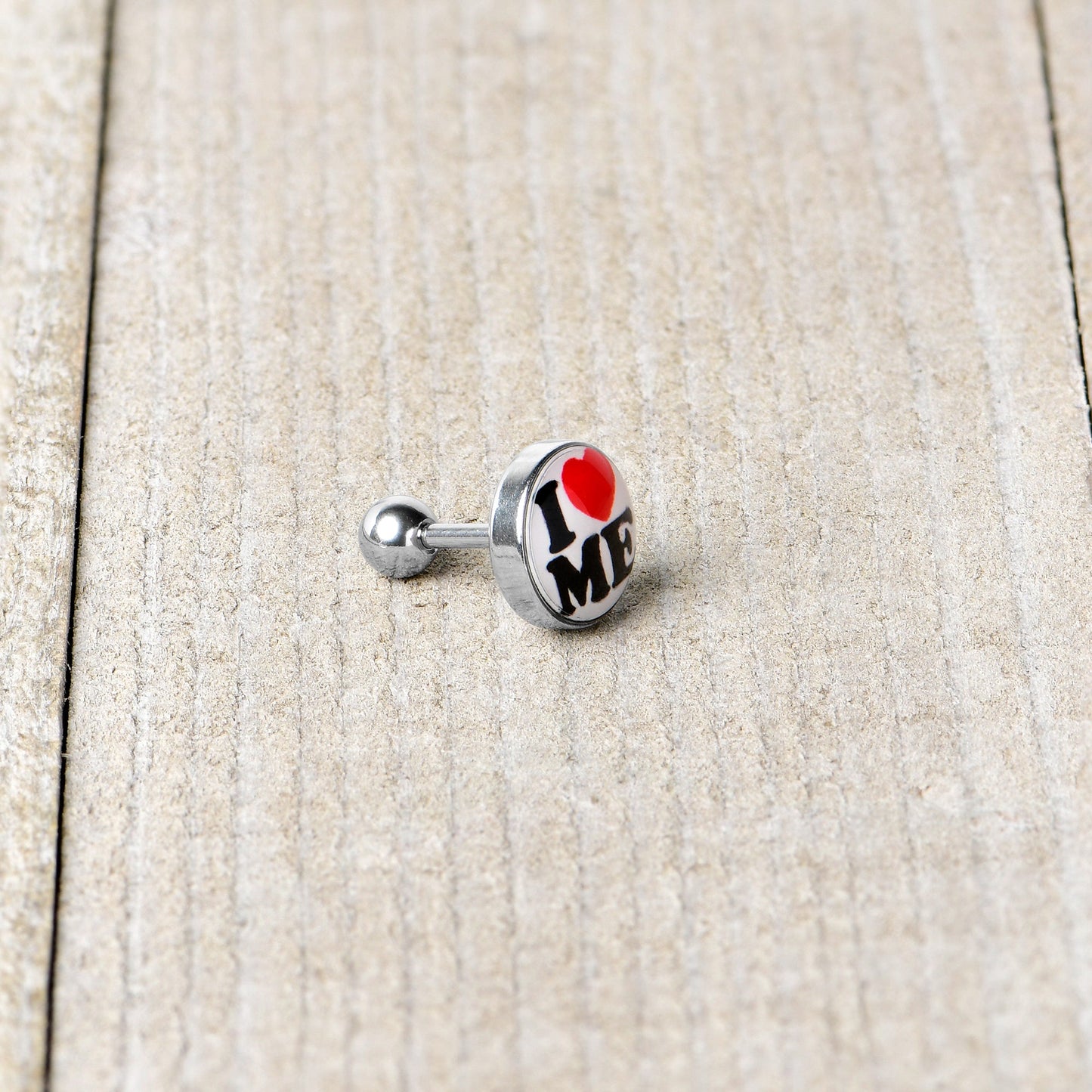 16G 1/4 I Love Me Cartilage Tragus Earring by Onyx O