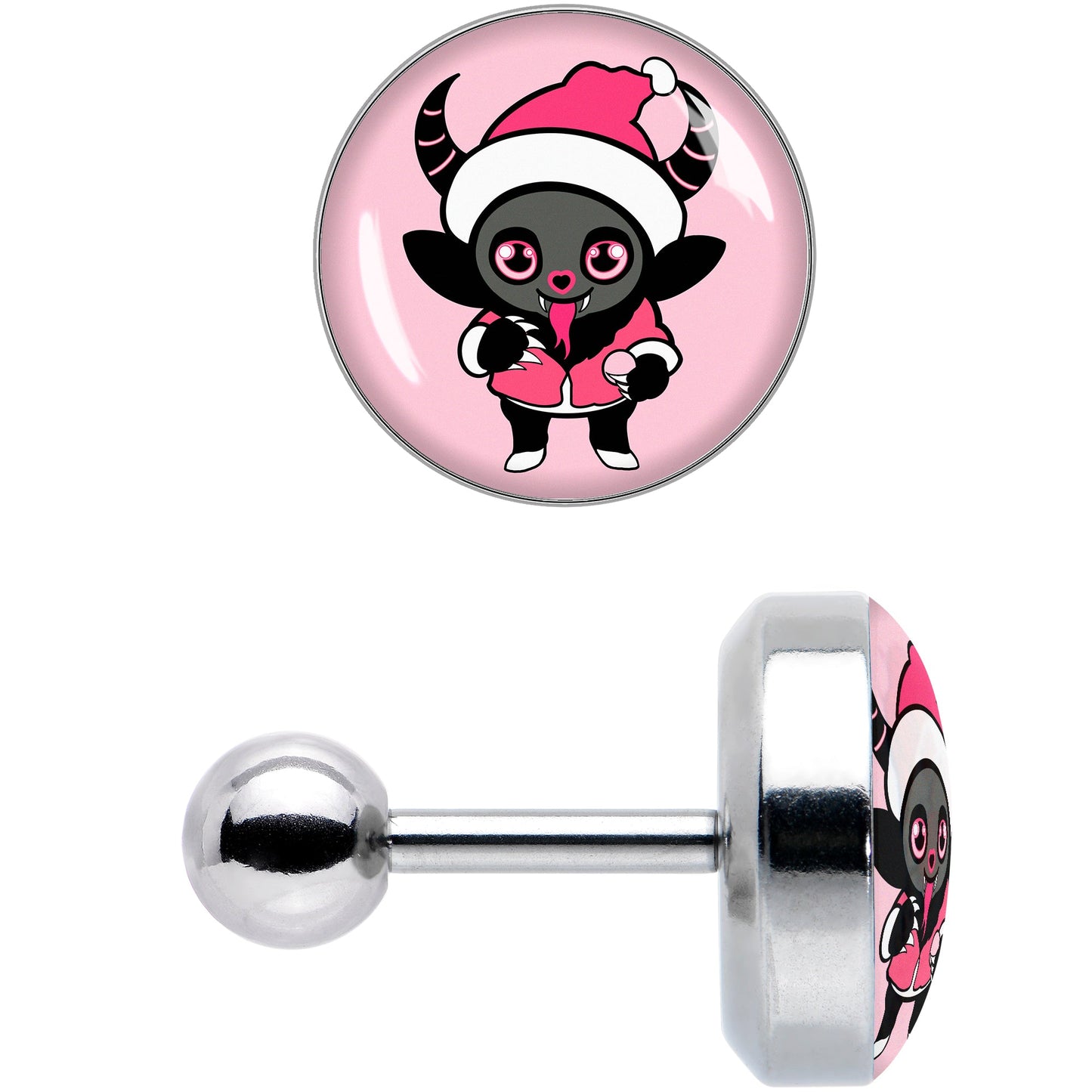16G 1/4 Krampus Cutie Tragus Cartilage Earring by Onyx O