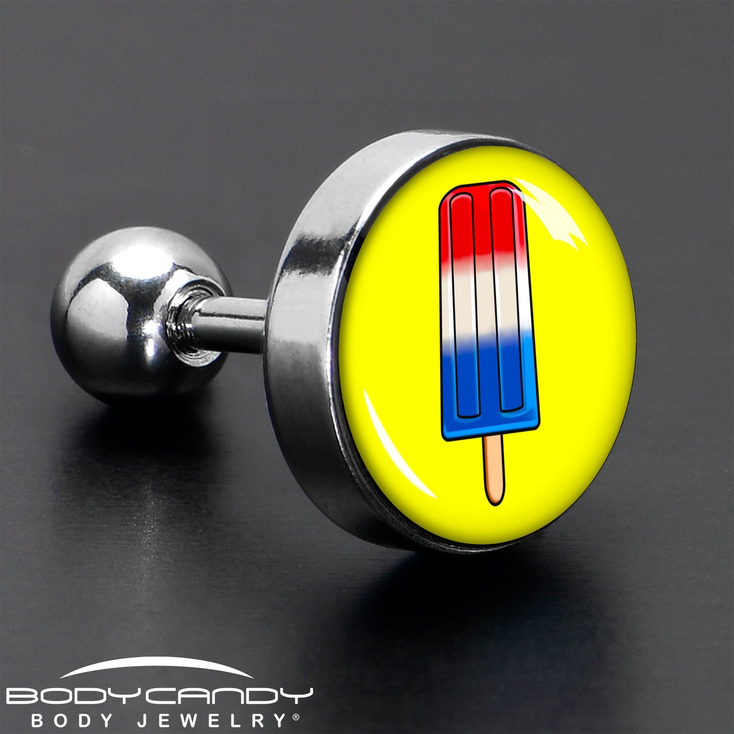 16G 1/4 Popsicle Treat Cartilage Tragus Earring by Onyx O