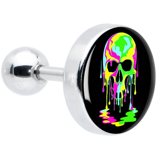16G 1/4 Ultra Bright Melting Skull Tragus Cartilage Earring by Onyx O
