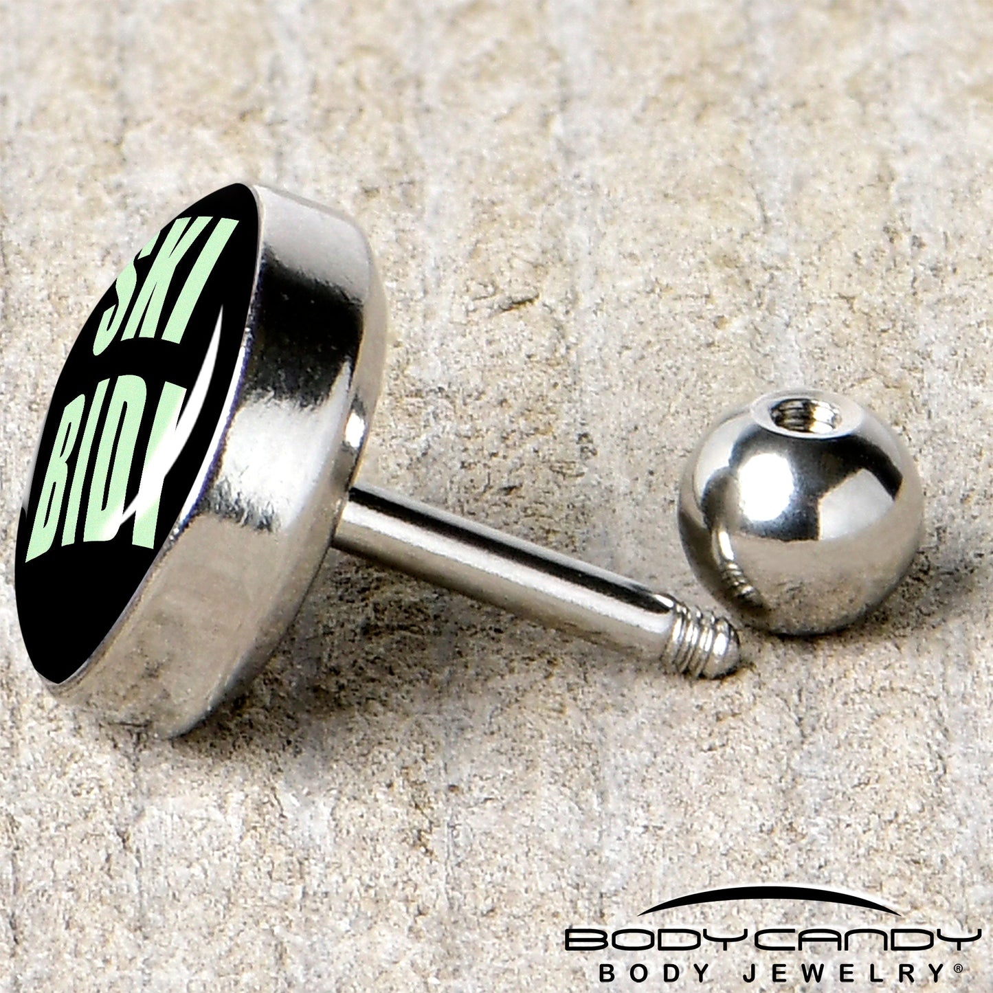 16G 1/4 SKIBIDI Cartilage Tragus Earring by Onyx O