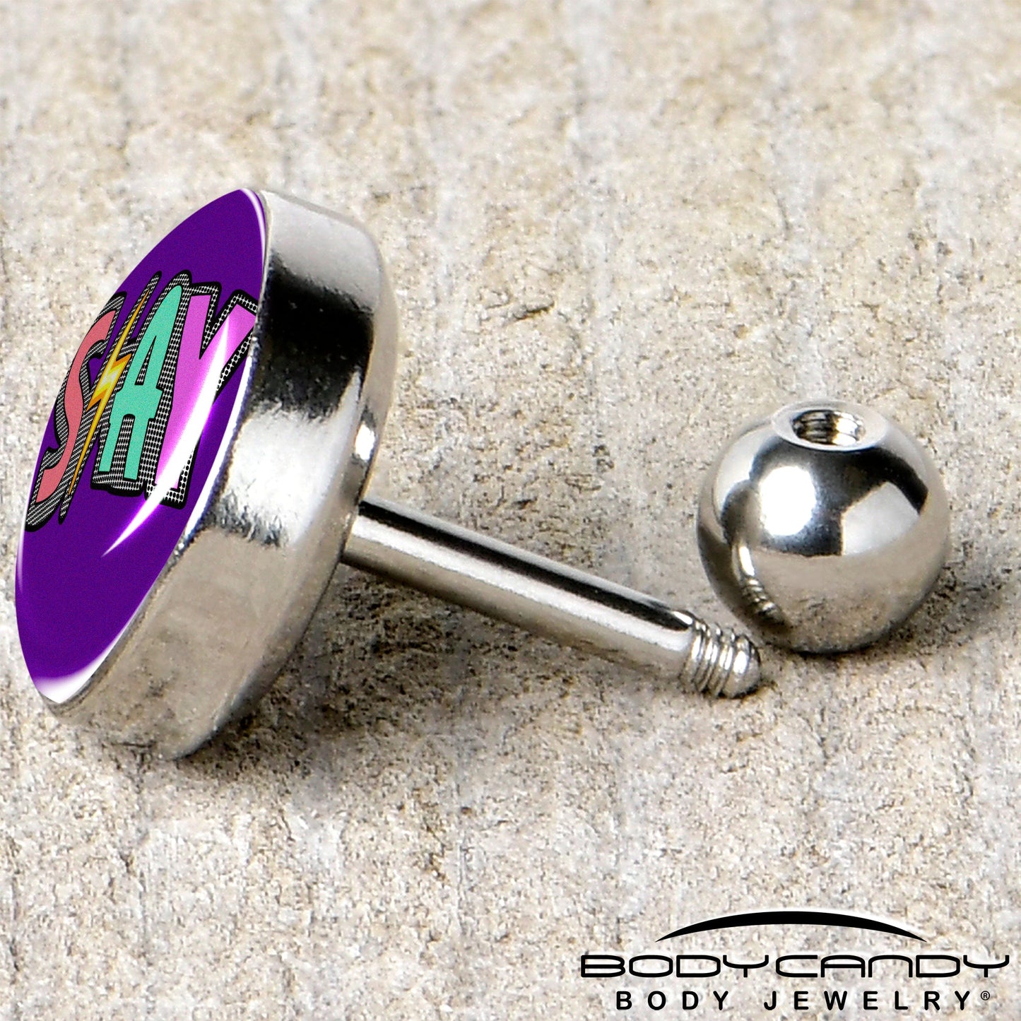 16G 1/4 Colorful Lighting SLAY Tragus Cartilage Earring by Onyx O