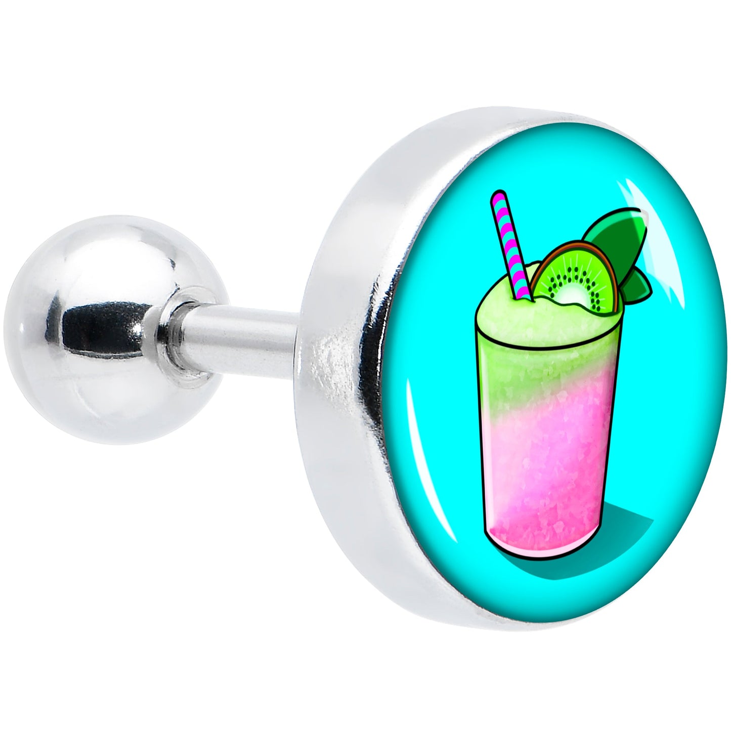 16G 1/4 Summer Drink Cartilage Tragus Earring by Onyx O