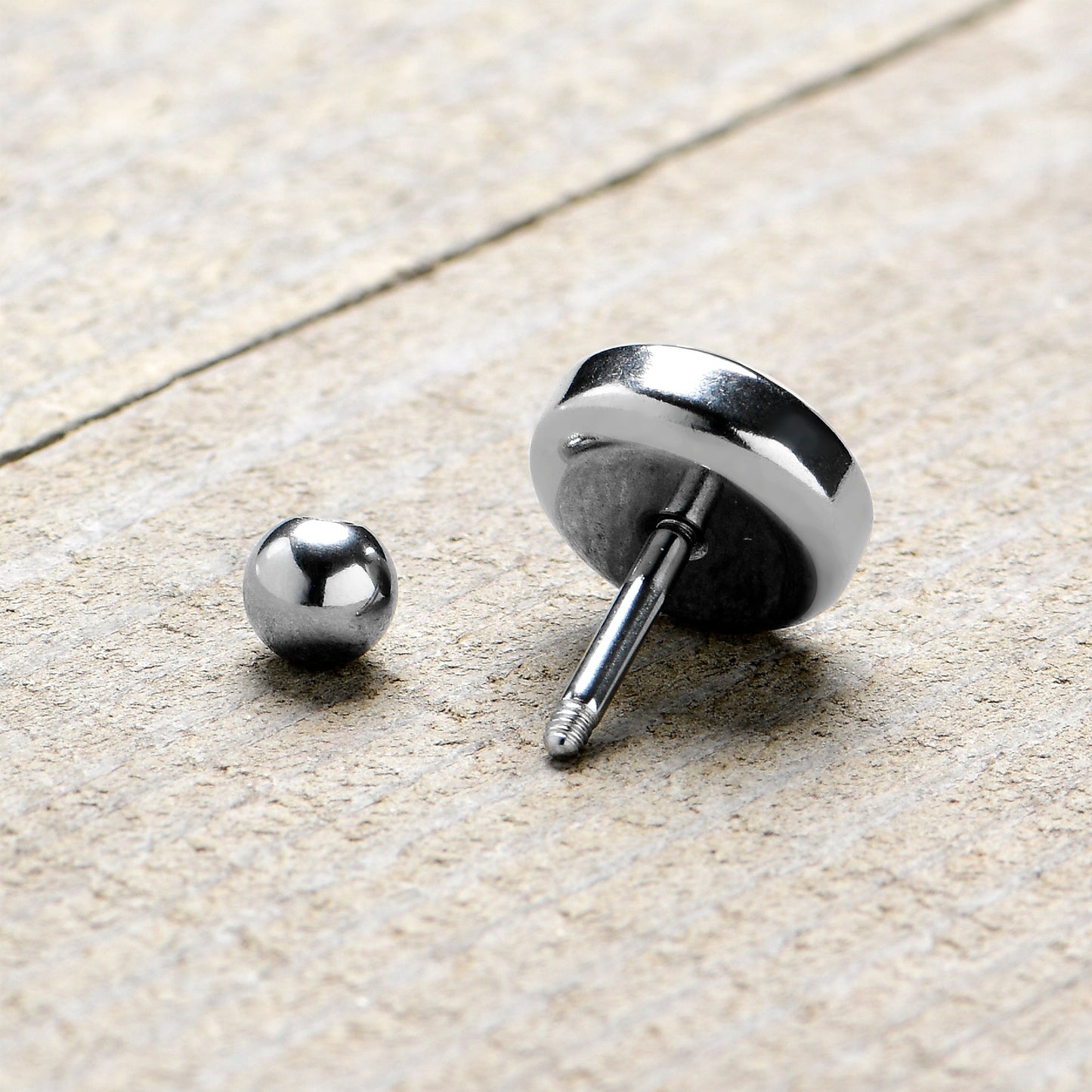 16G 1/4 Love Yin Yang Heart Cartilage Tragus Earring by Onyx O