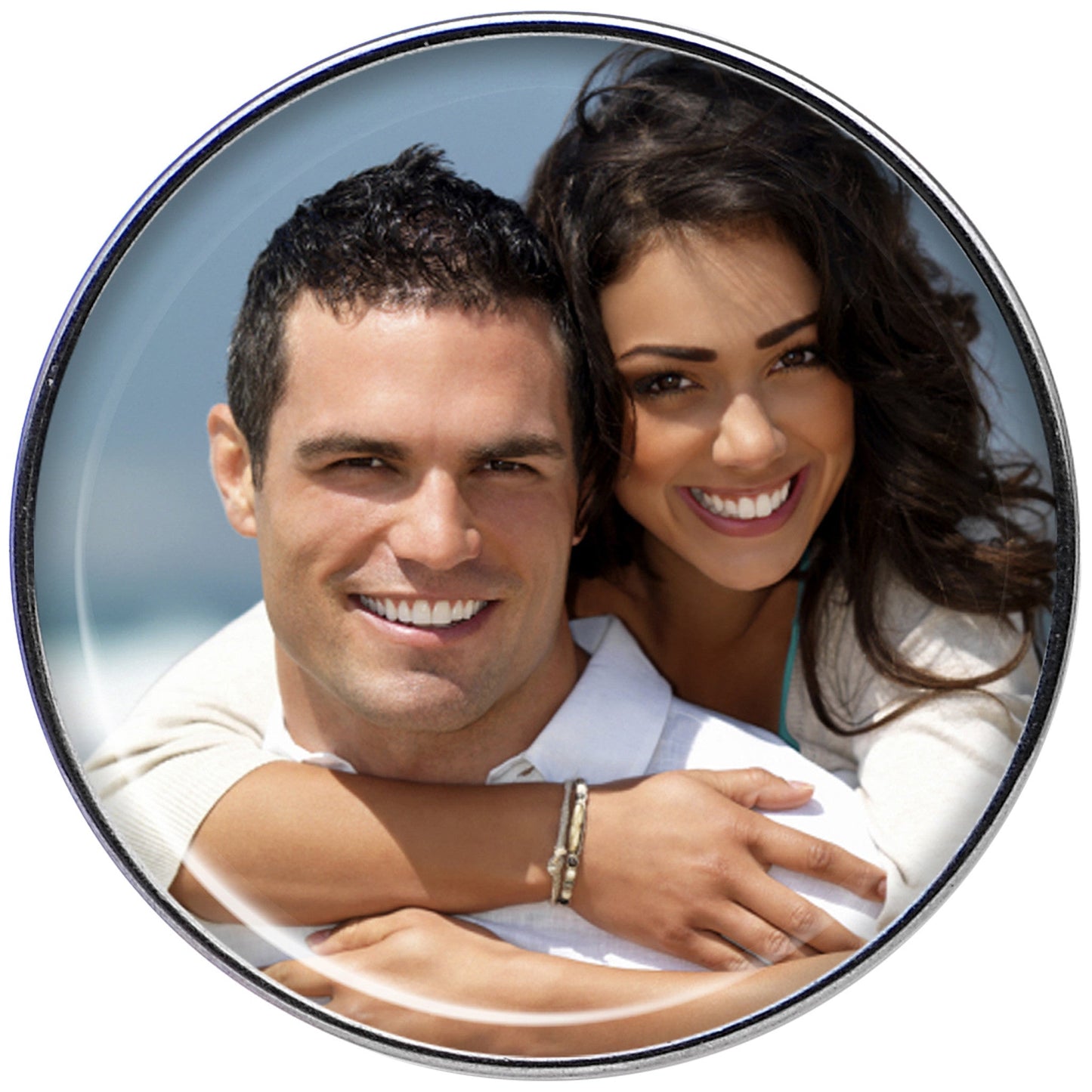 Custom Photo Stainless Steel Barbell Tongue Ring