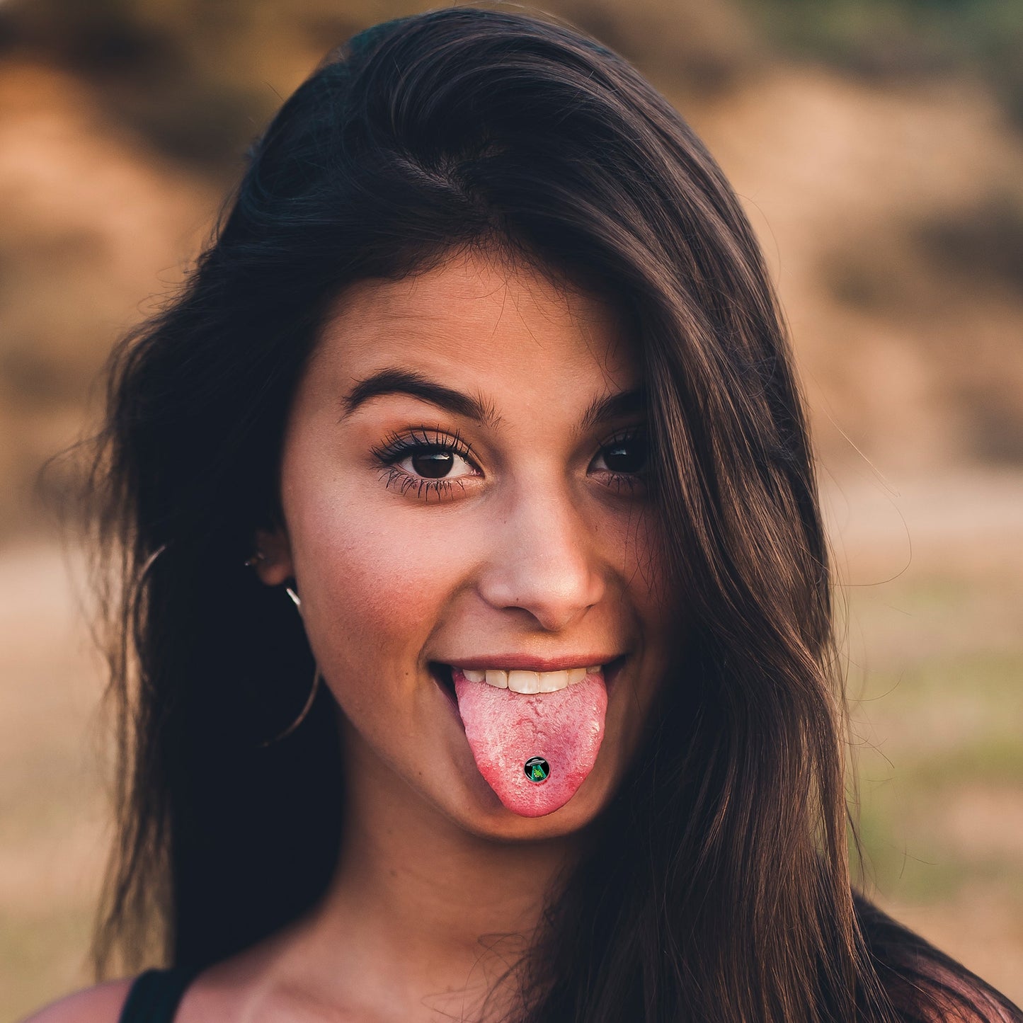Alien UFO Dinosaur Abduction Barbell Tongue Ring by Onyx O