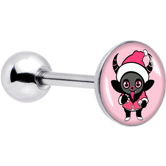Krampus Cutie Holiday Barbell Tongue Ring by Onyx O