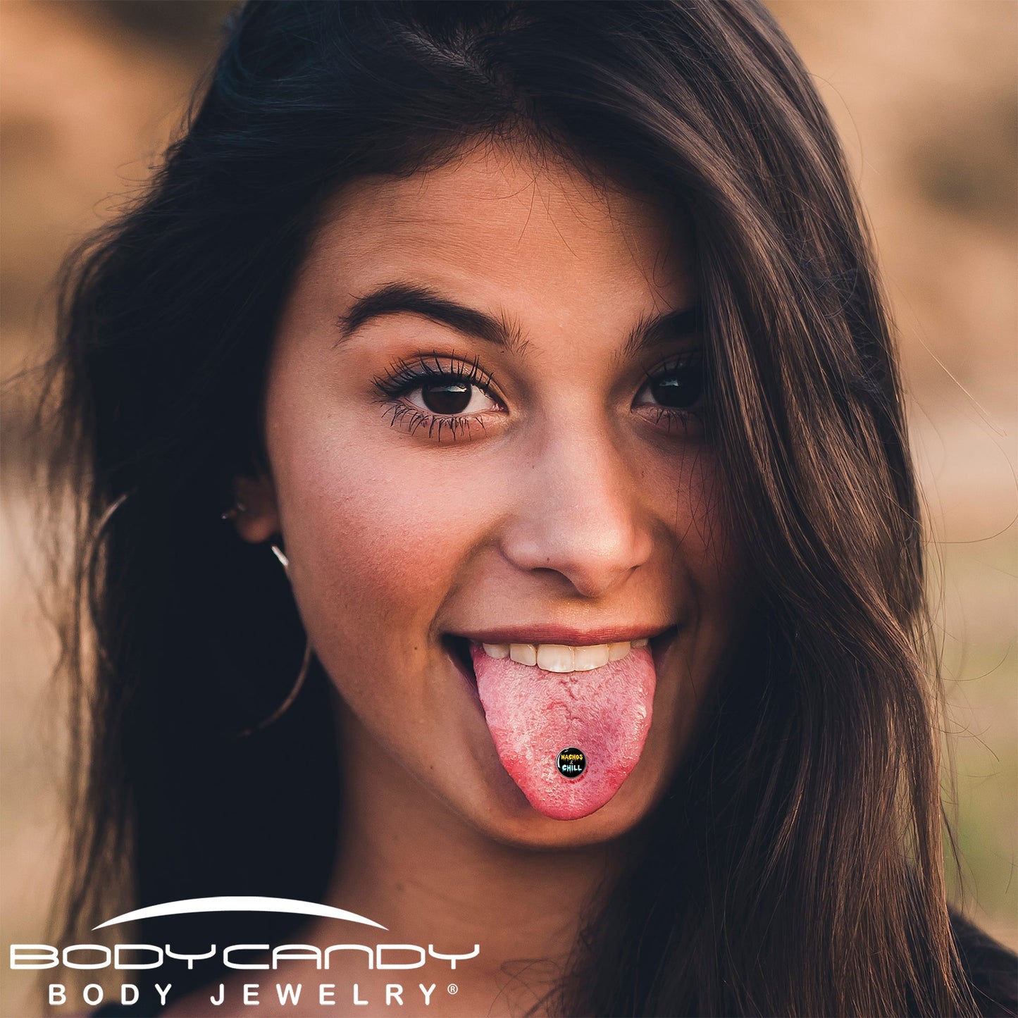 Nachos and Chill Barbell Tongue Ring by Onyx O