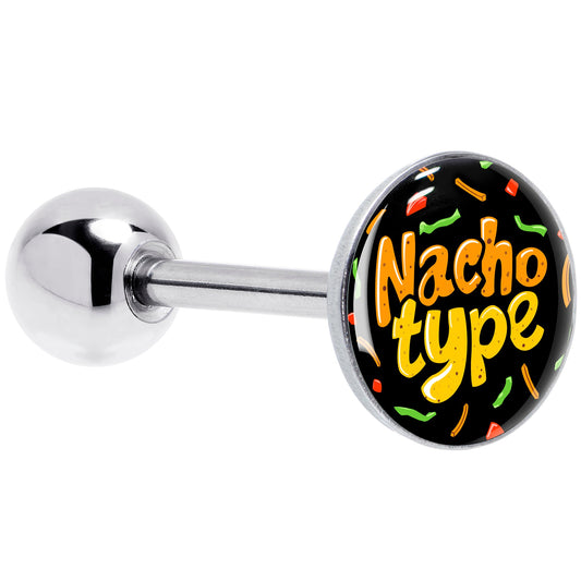 Nacho Type Barbell Tongue Ring by Onyx O