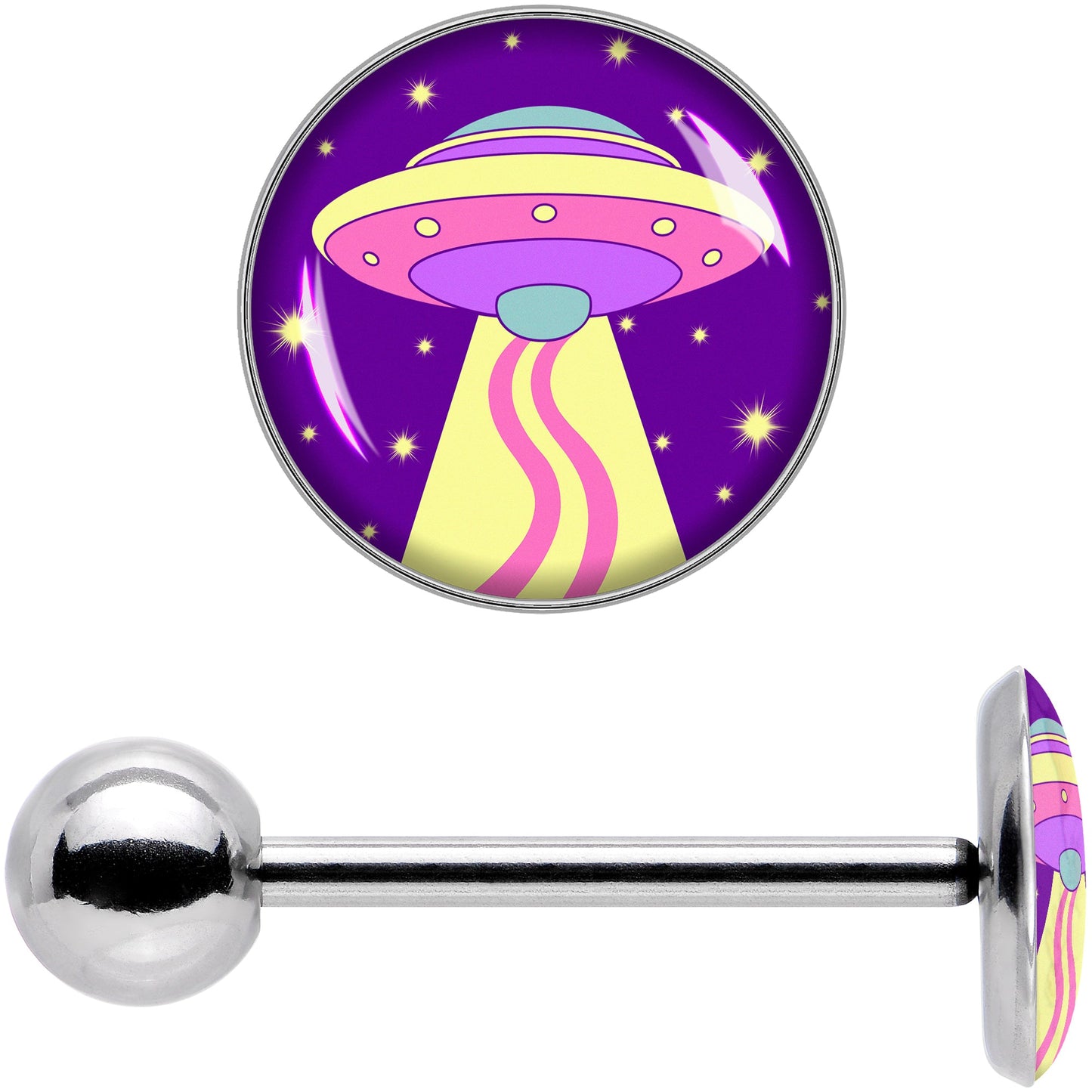 Style Space Invasion Barbell Tongue Ring by Onyx O