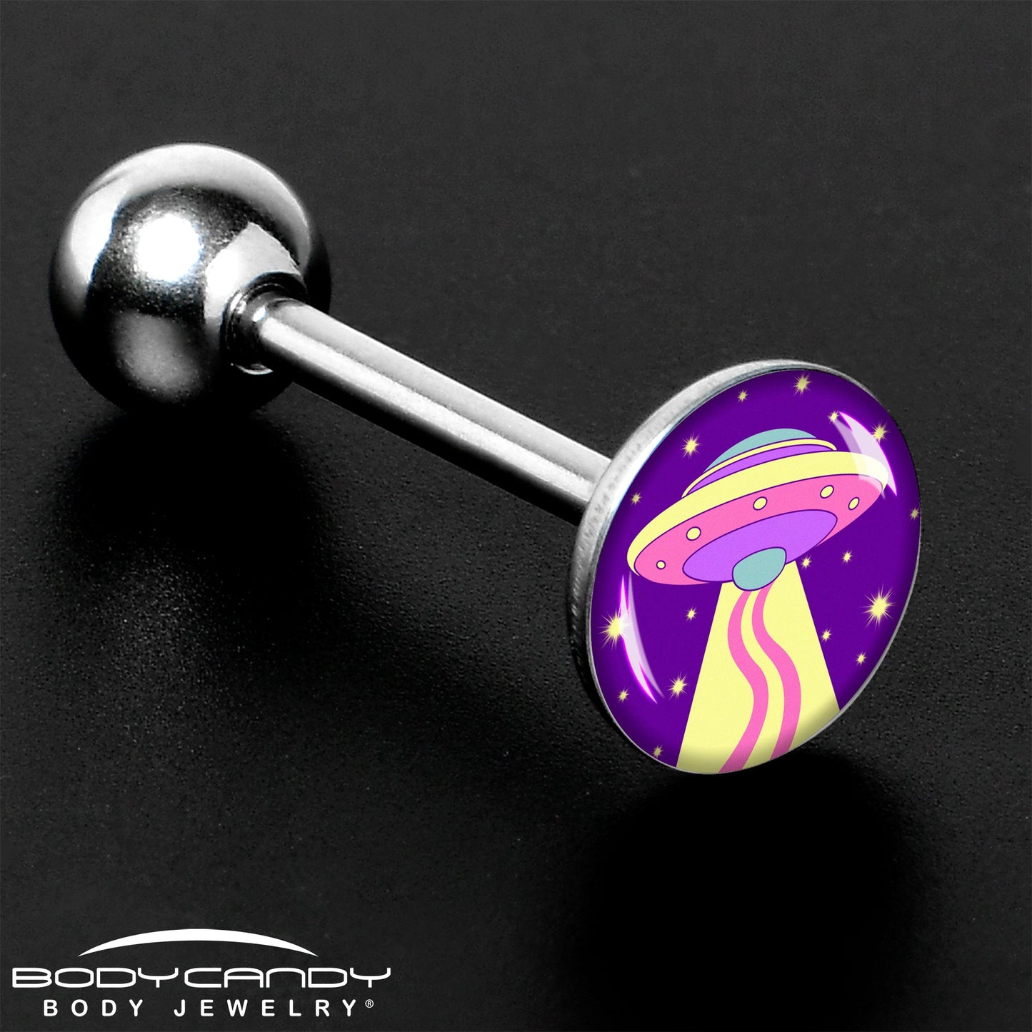 Style Space Invasion Barbell Tongue Ring by Onyx O