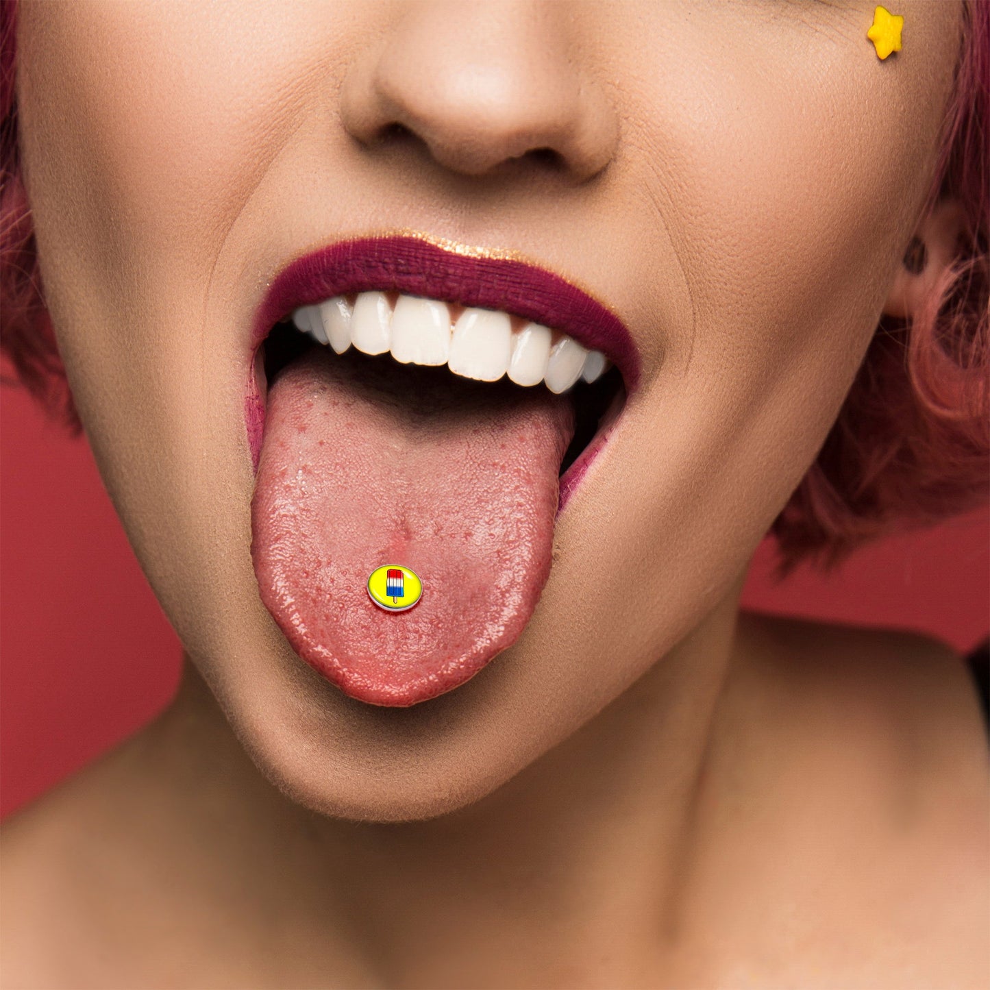 Popsicle Barbell Tongue Ring by Onyx O