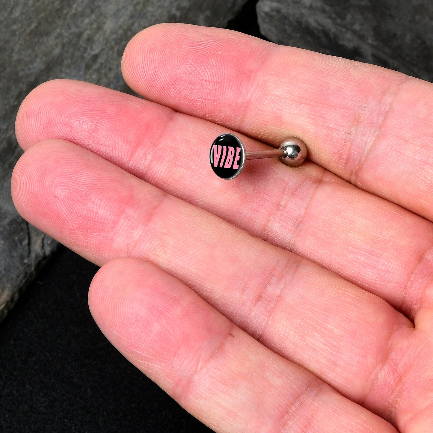 Vibe Barbell Tongue Ring by Onyx O