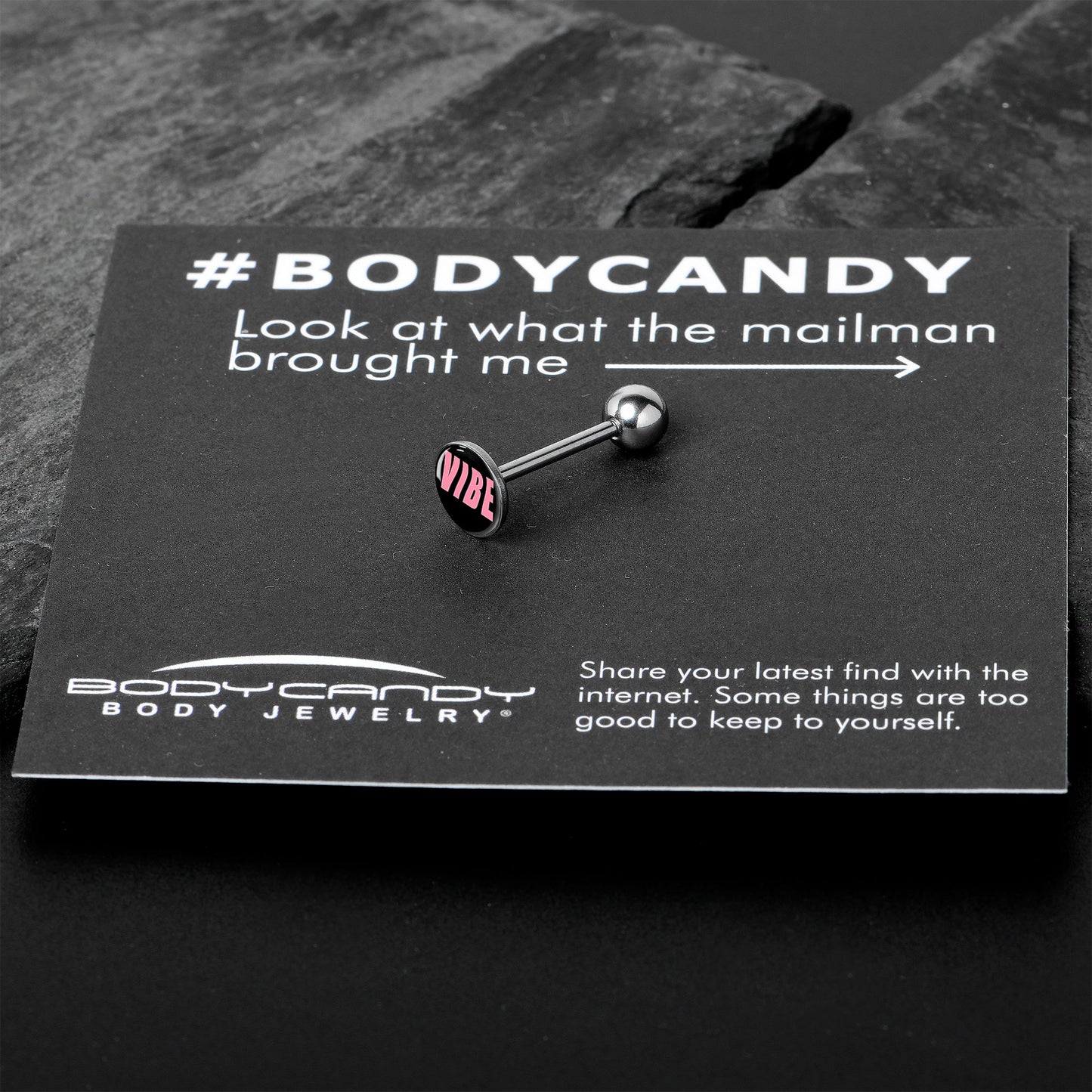 Vibe Barbell Tongue Ring by Onyx O