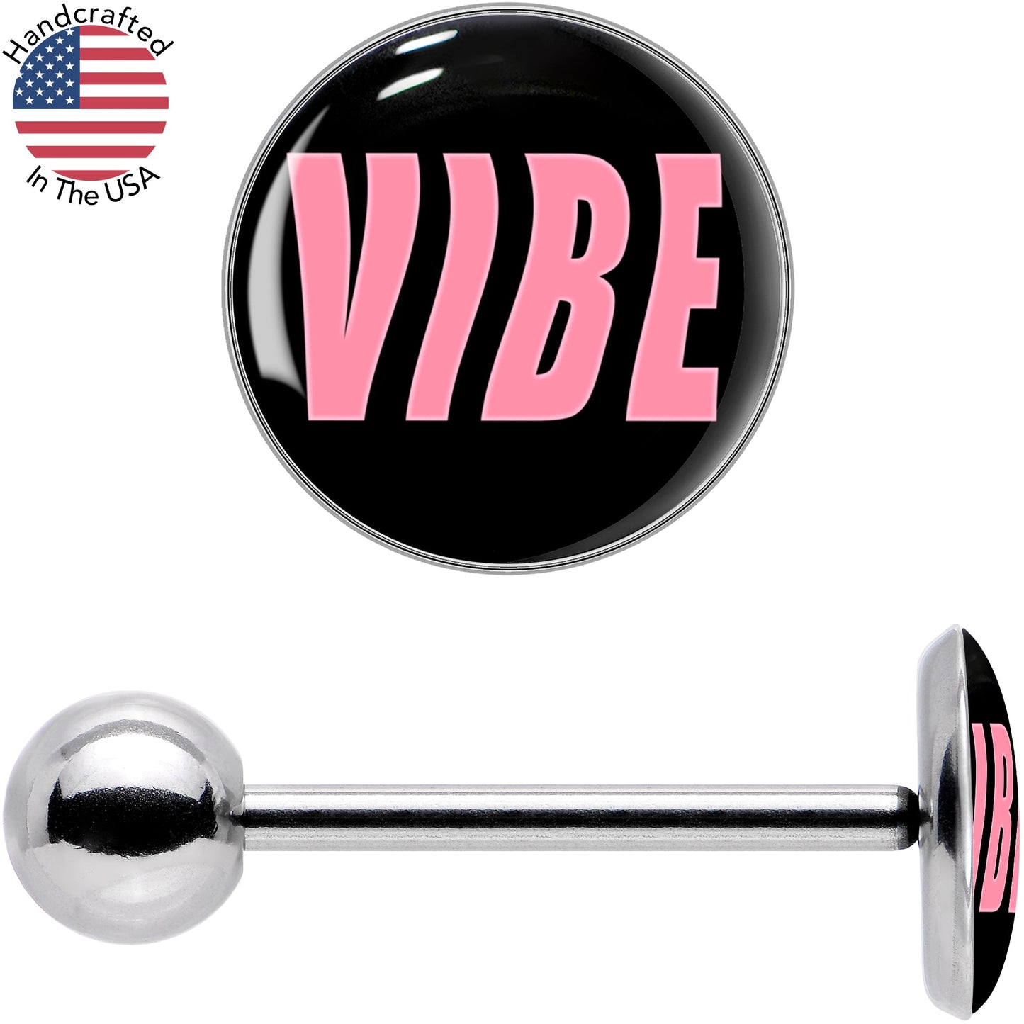 Vibe Barbell Tongue Ring by Onyx O