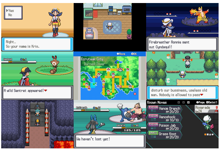 Pokemon GS Chronicles GBA ROM Hack Video Game Boy Advance V 2.7.1